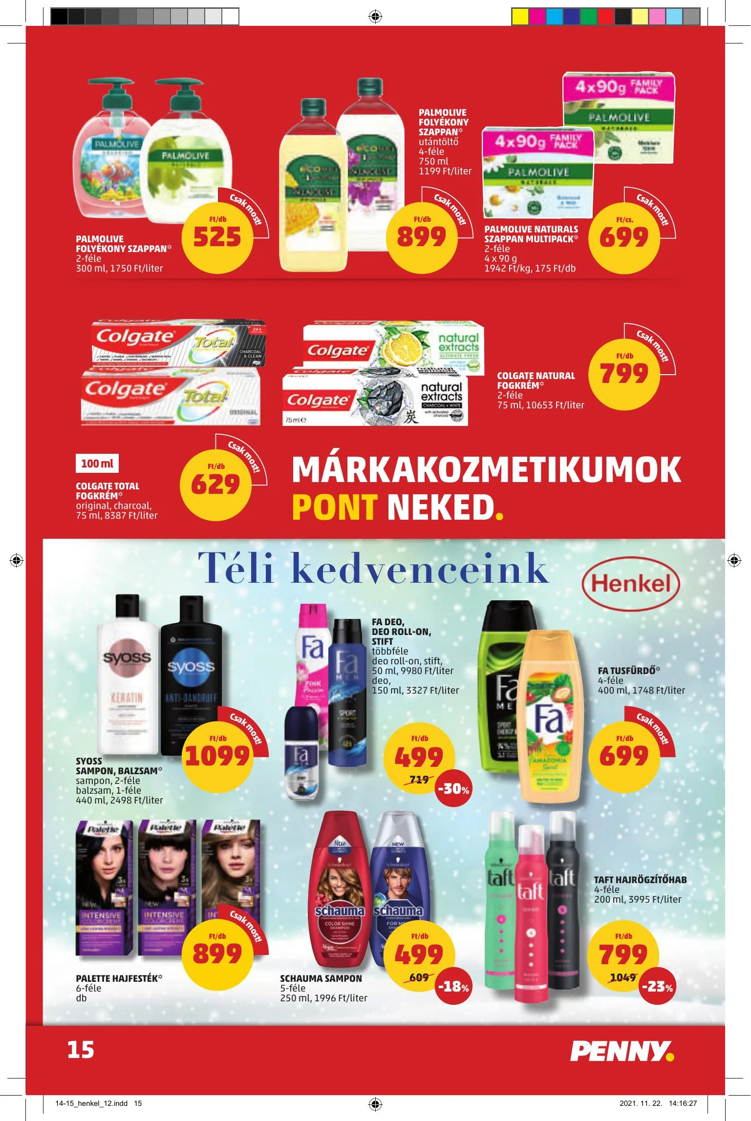 Penny akciós újság 12.02–12.08 – 15. oldal