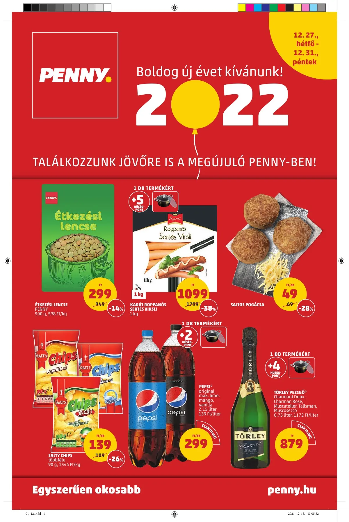 Penny akciós újság 12.27–12.27