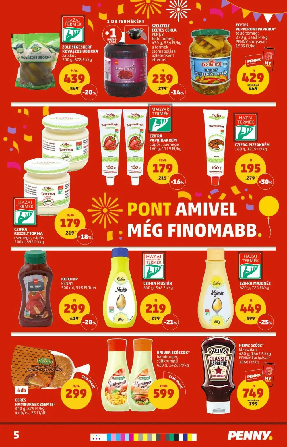 Penny akciós újság 12.27–12.31 – 5. oldal