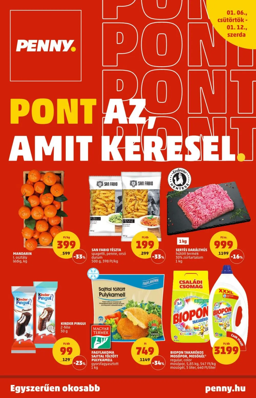 Penny akciós újság 01.06–01.12