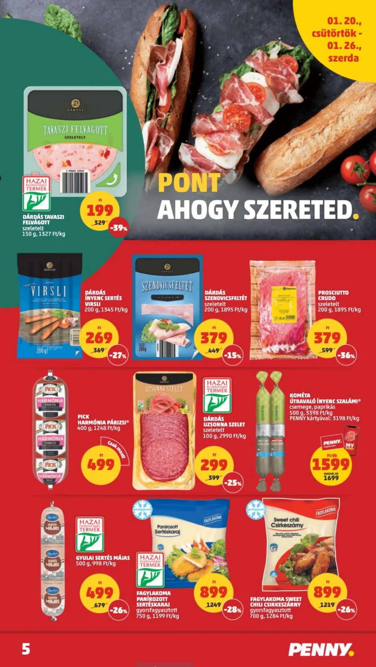 Penny akciós újság 01.20–01.20 – 5. oldal