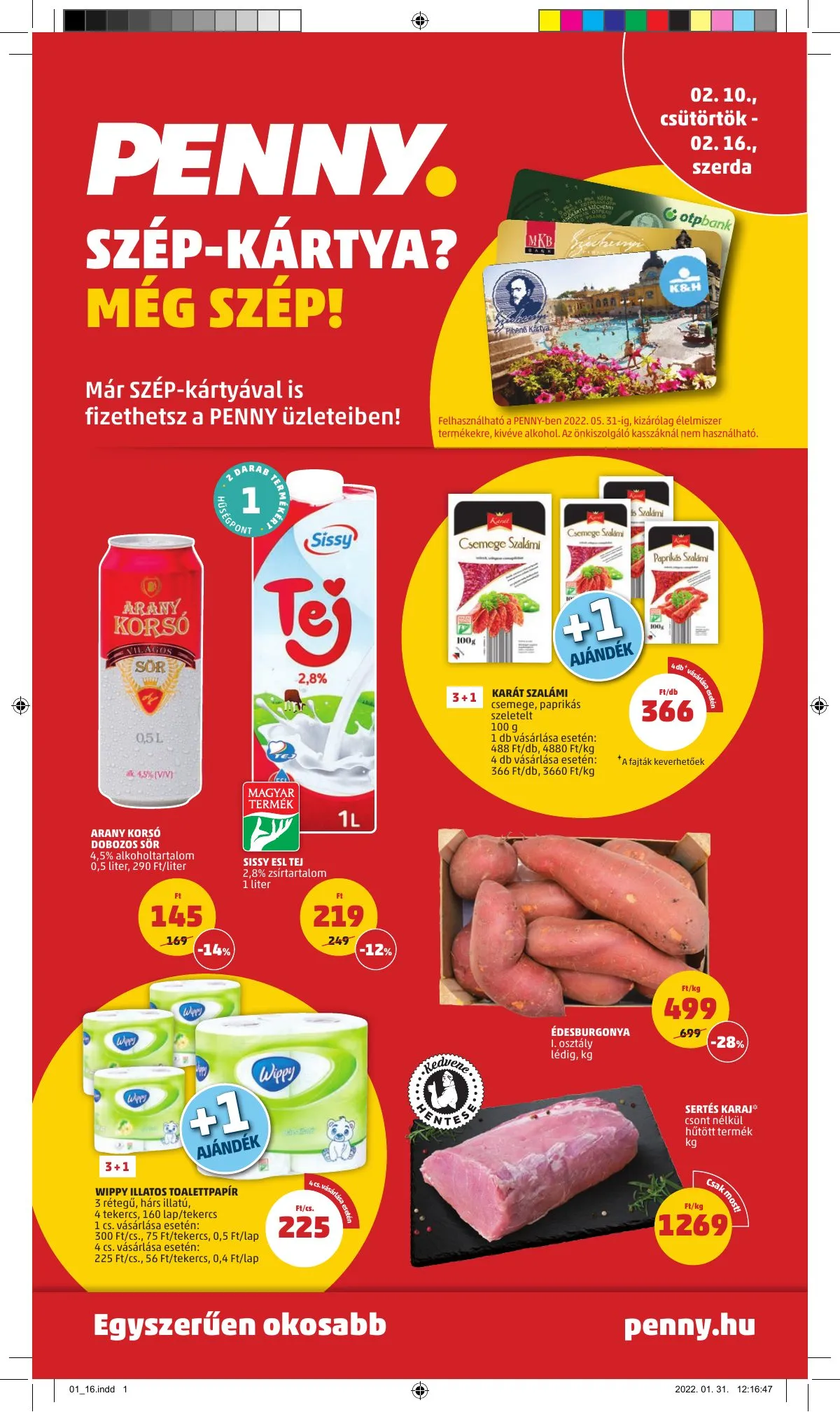 Penny akciós újság 02.10–02.16