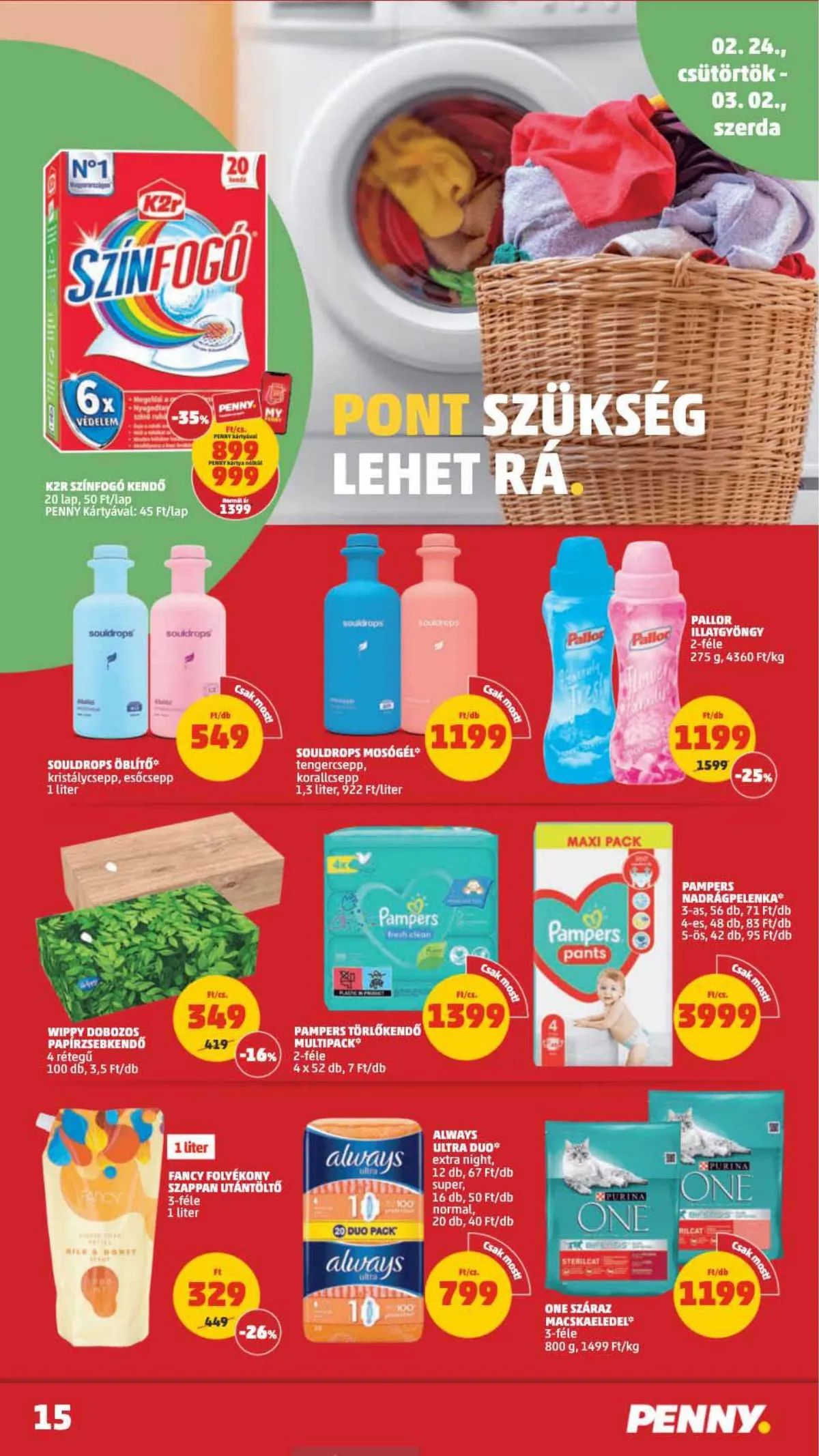 Penny akciós újság 02.24–03.02 – 15. oldal