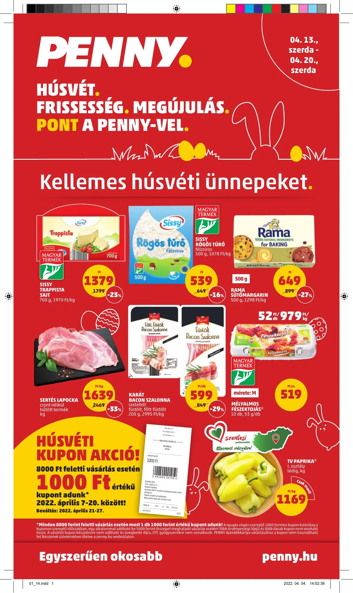 Penny akciós újság 04.13–04.20