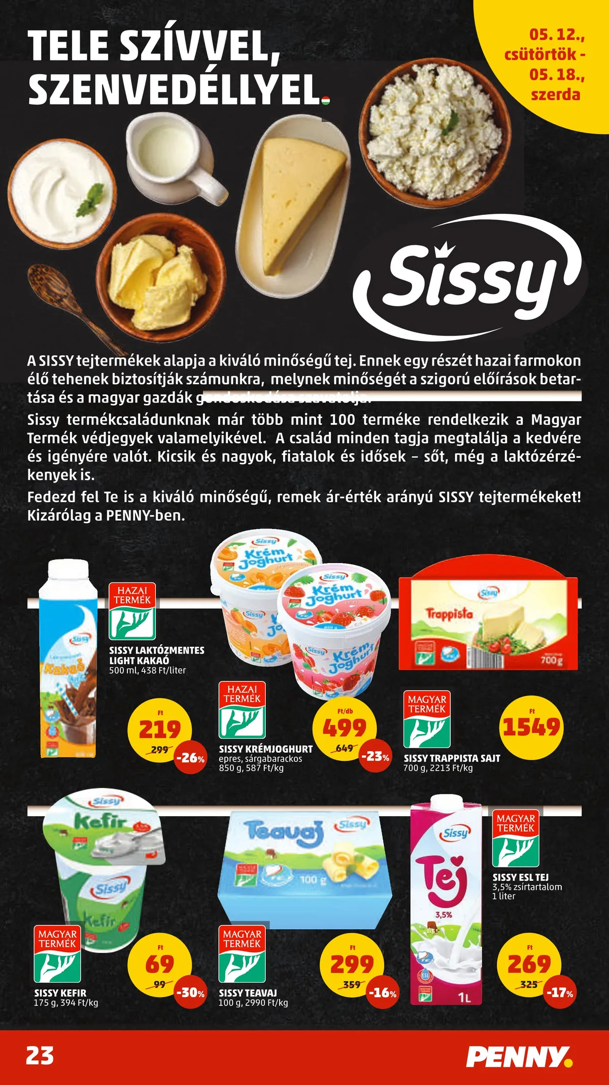 Penny akciós újság 05.12–05.18 – 23. oldal