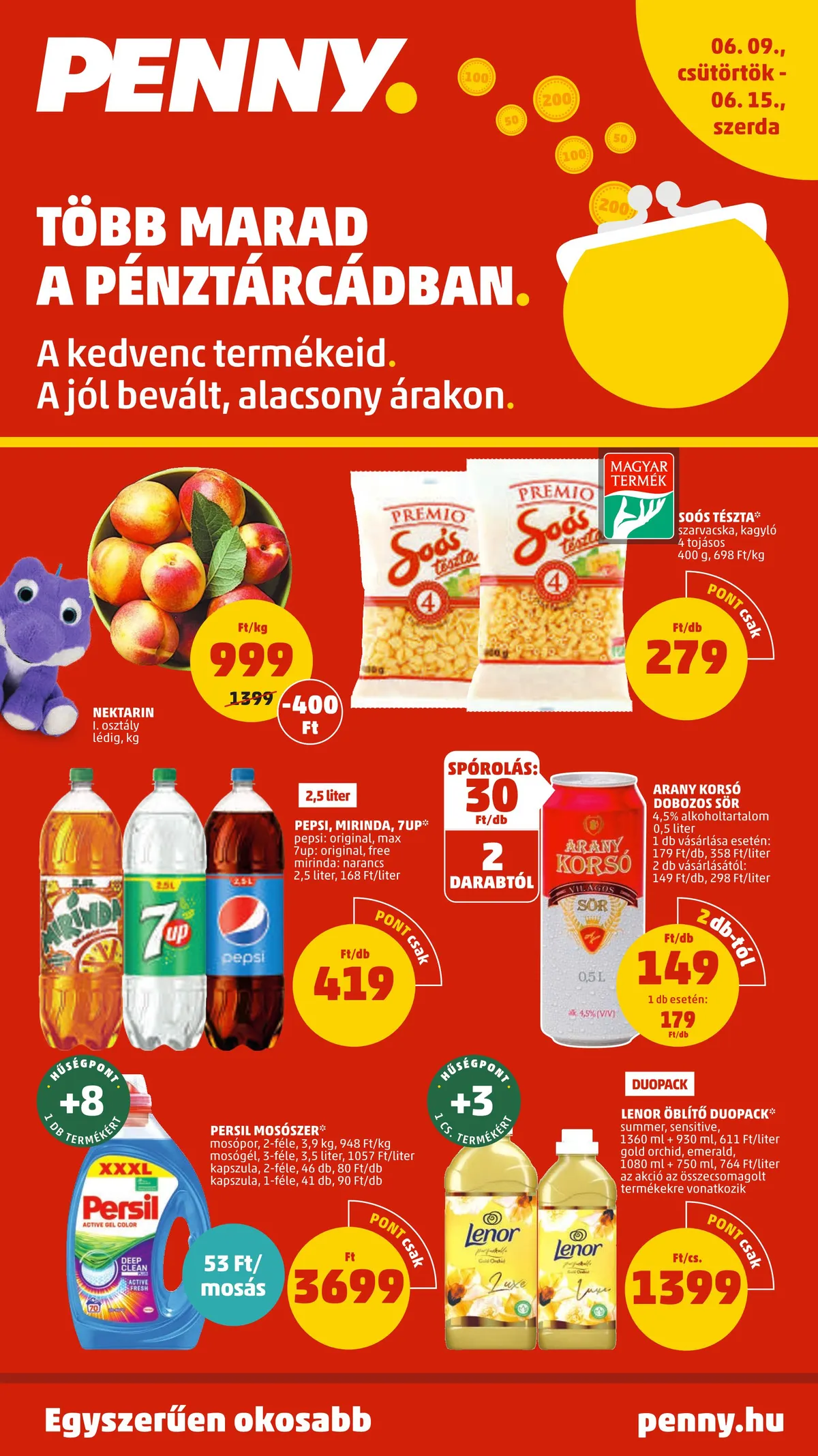 Penny akciós újság 06.09–06.15