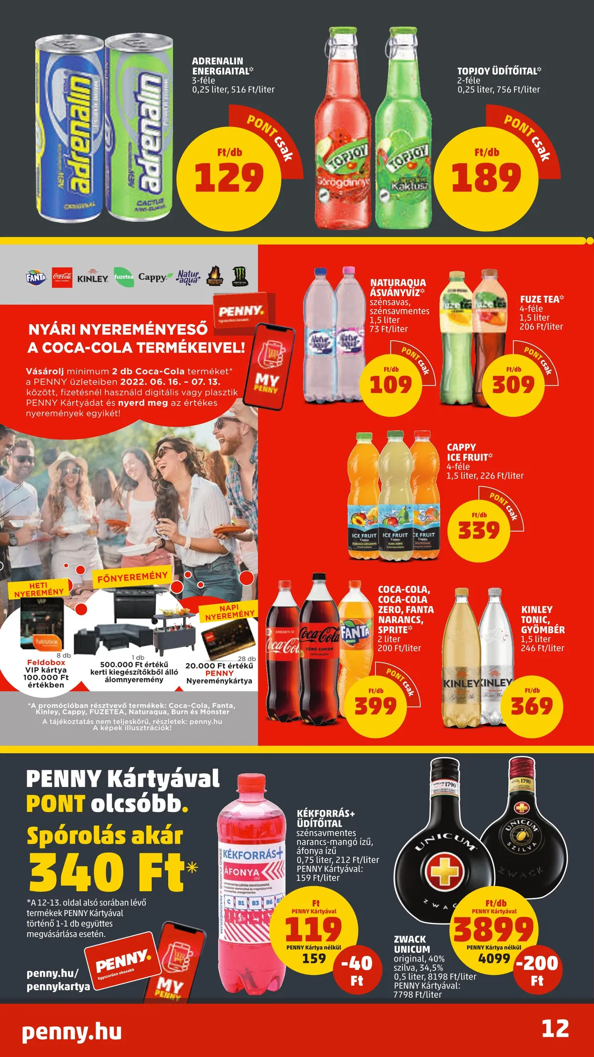Penny akciós újság 06.16–06.22 – 12. oldal