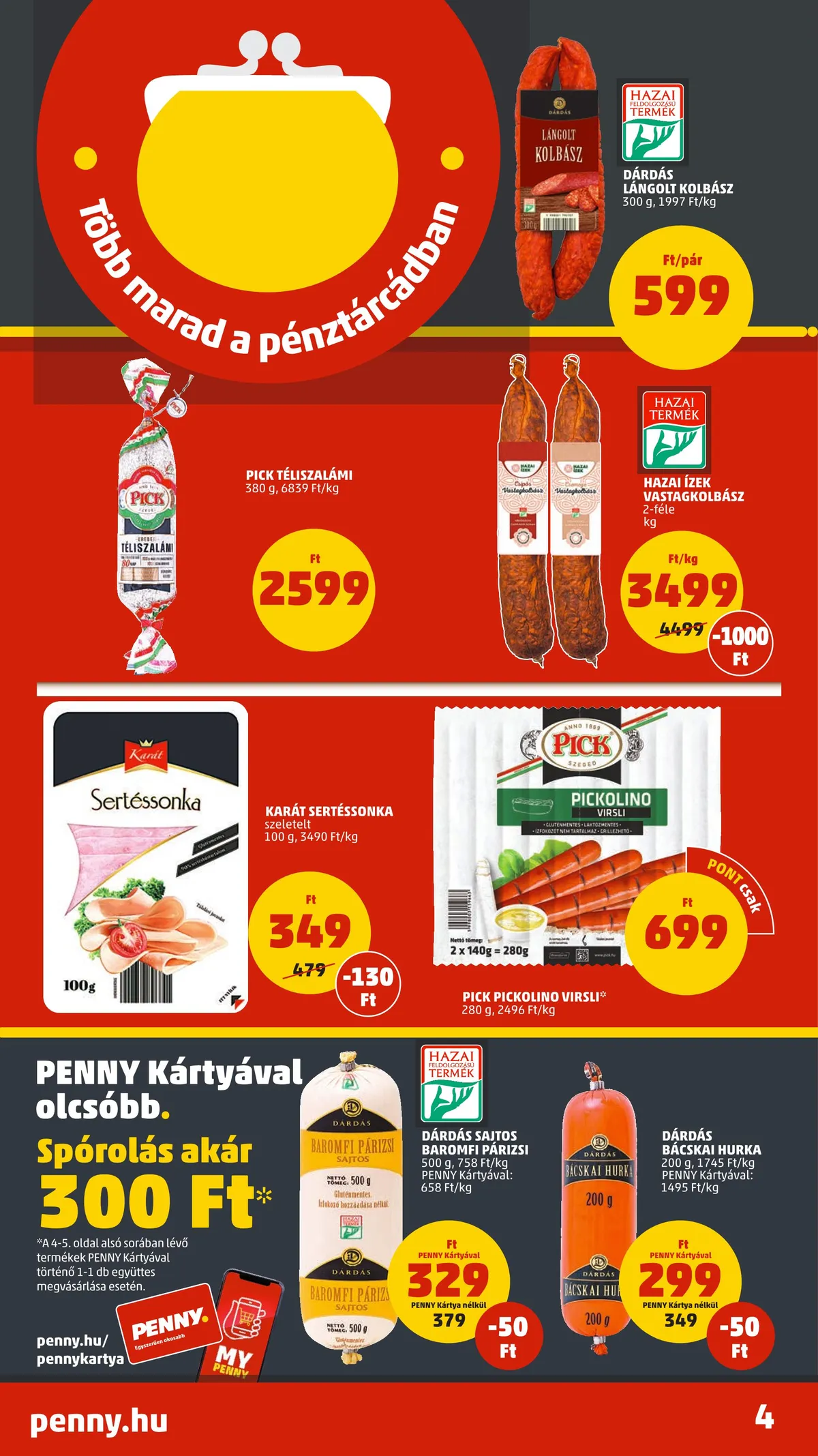 Penny akciós újság 07.07–07.13 – 4. oldal