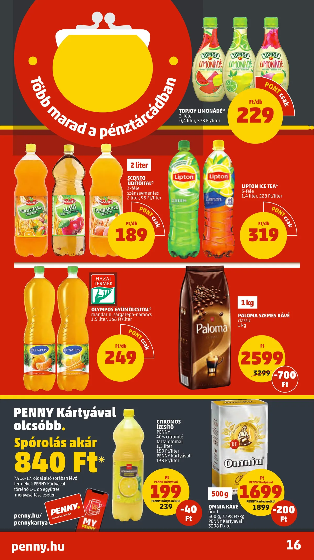 Penny akciós újság 07.14–07.20 – 16. oldal