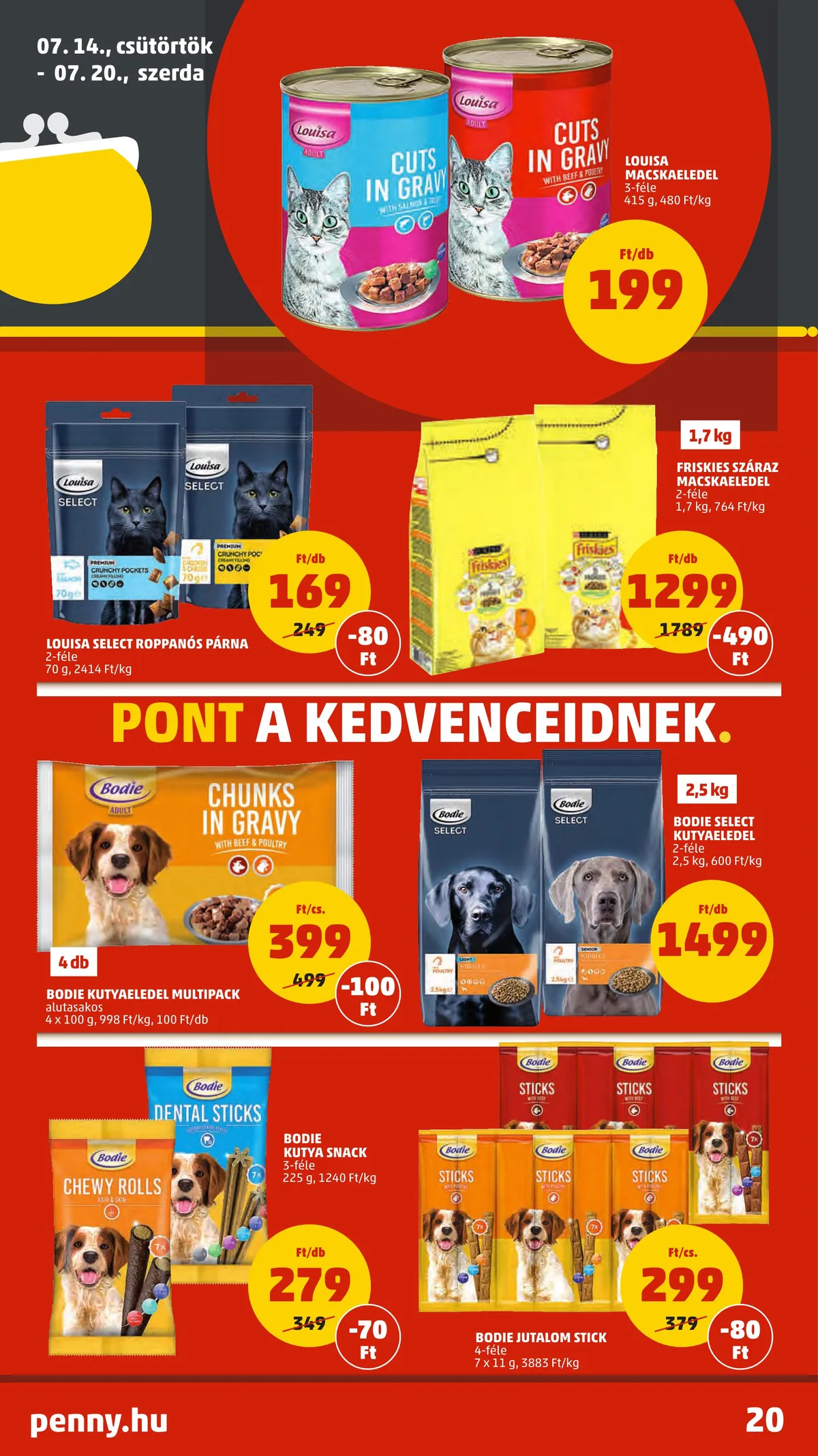 Penny akciós újság 07.14–07.20 – 20. oldal