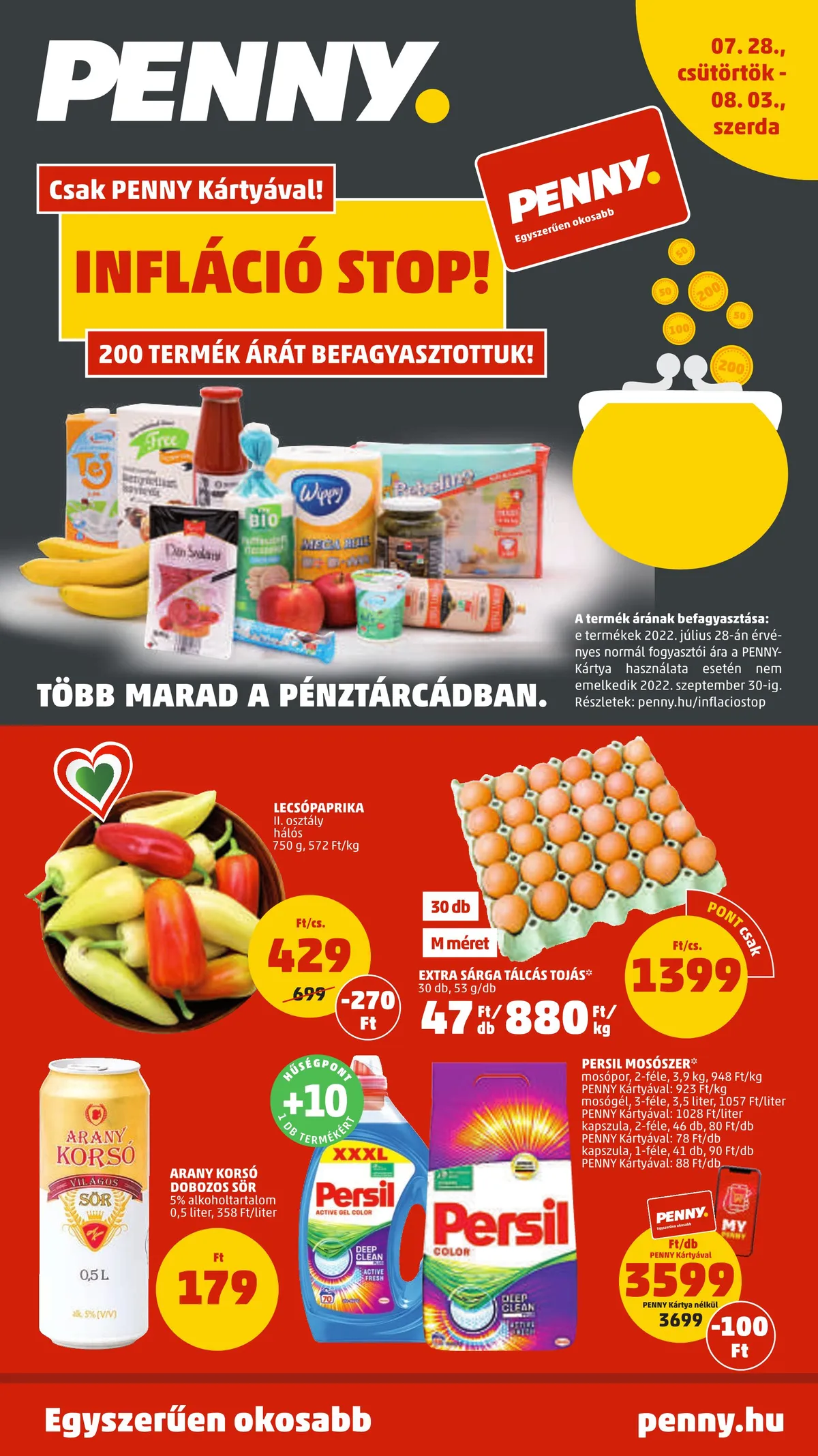 Penny akciós újság 07.28–08.03