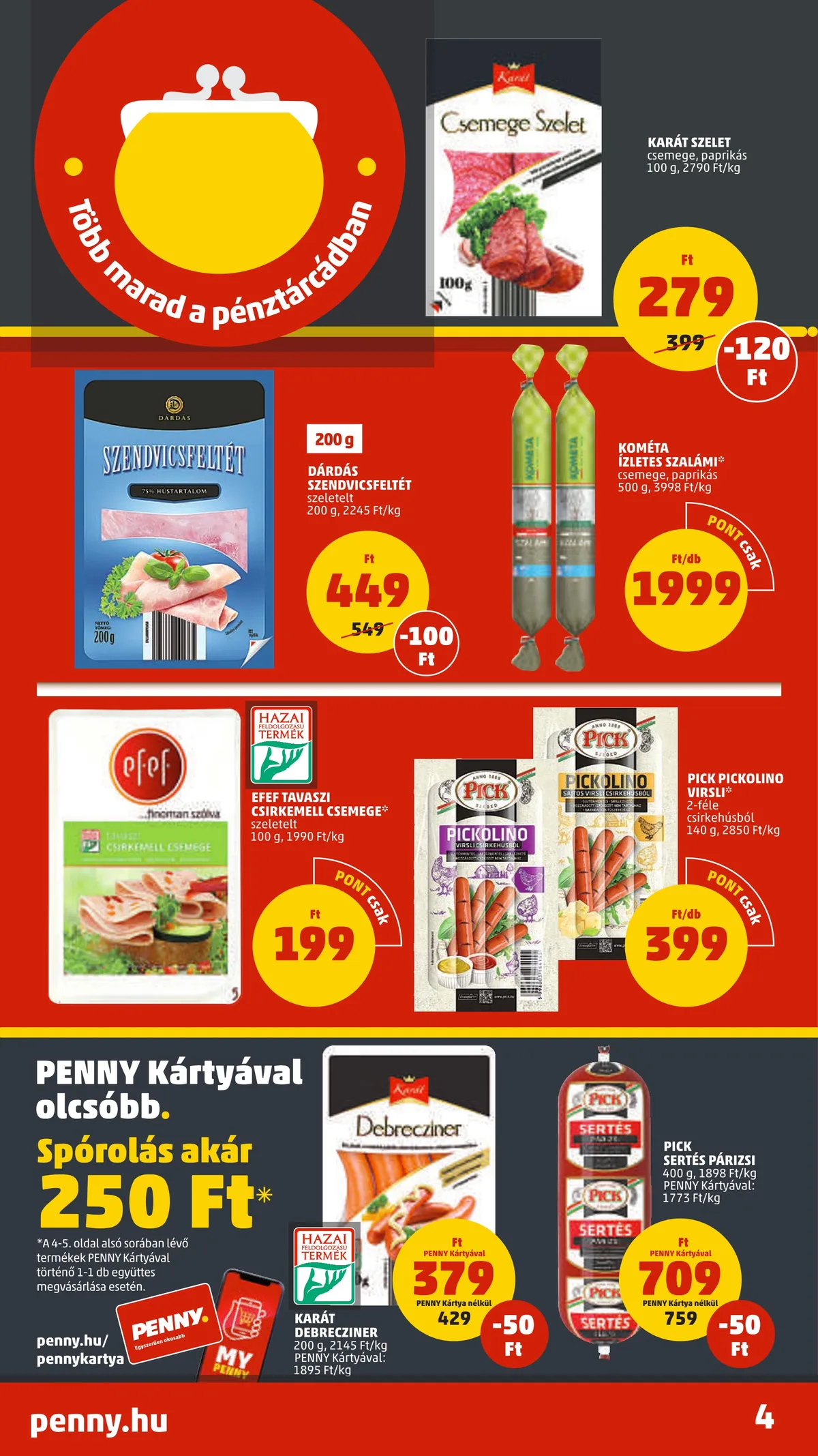 Penny akciós újság 07.28–08.03 – 4. oldal