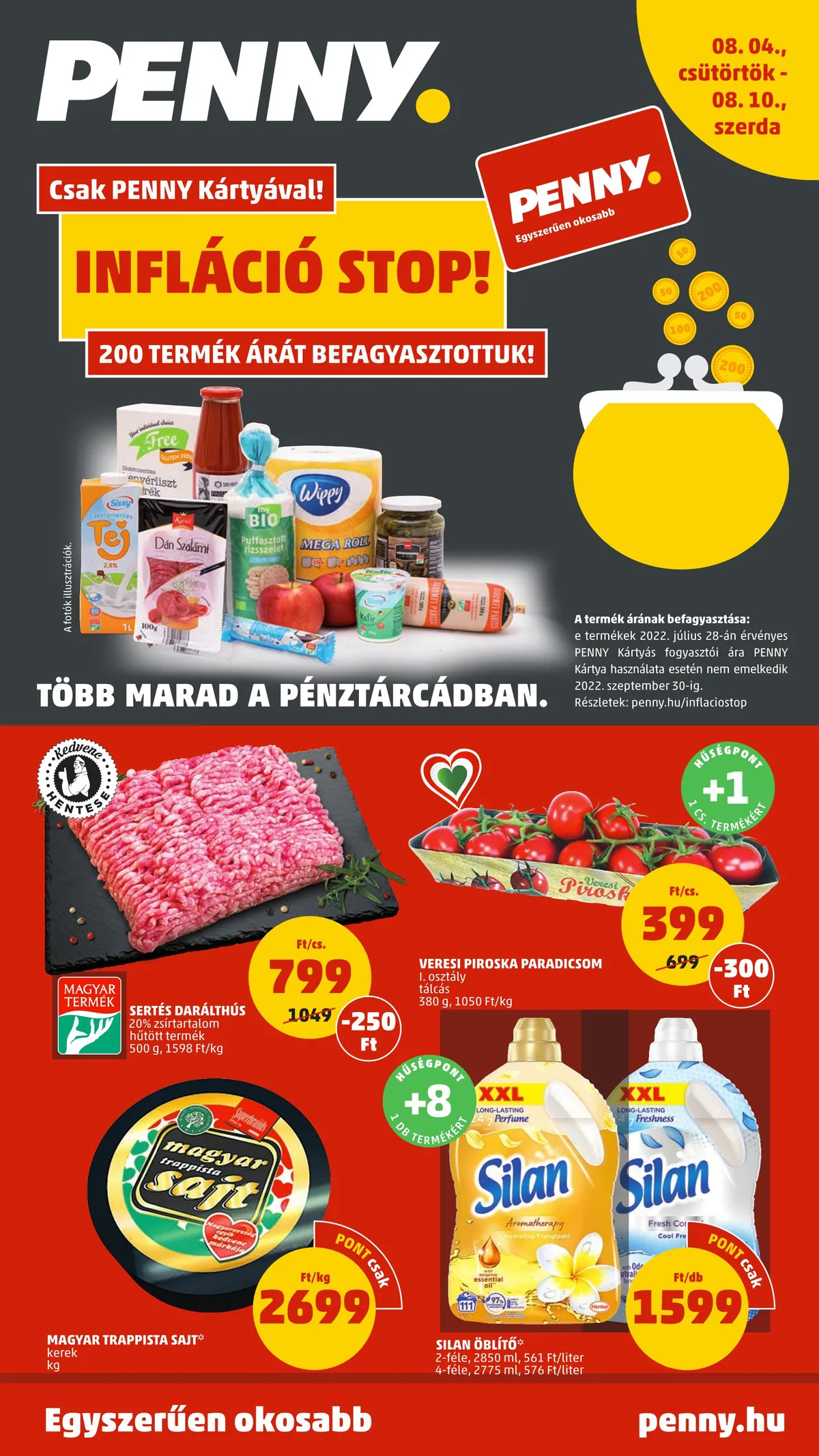 Penny akciós újság 08.04–08.10