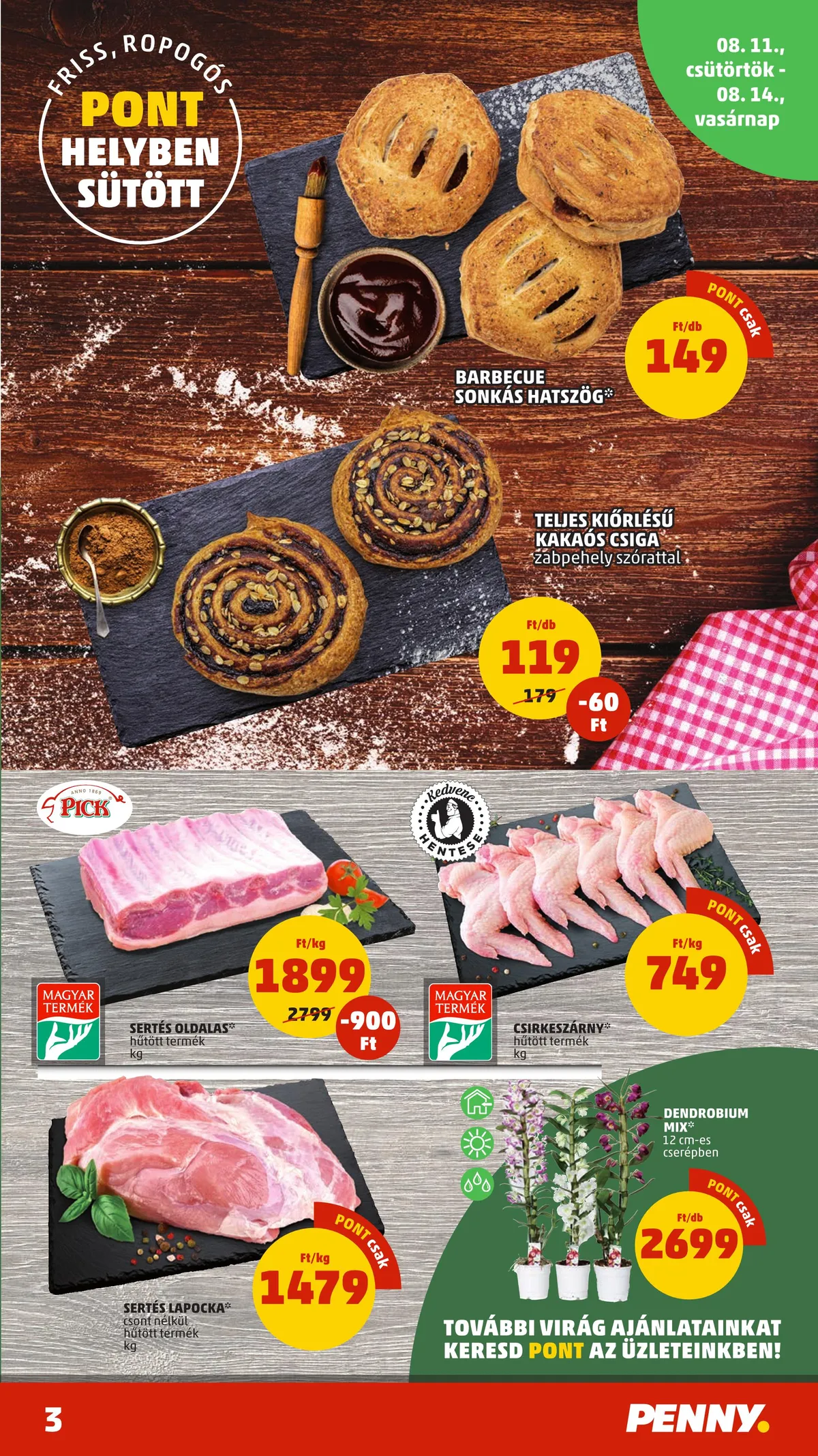 Penny akciós újság 08.11–08.17 – 3. oldal