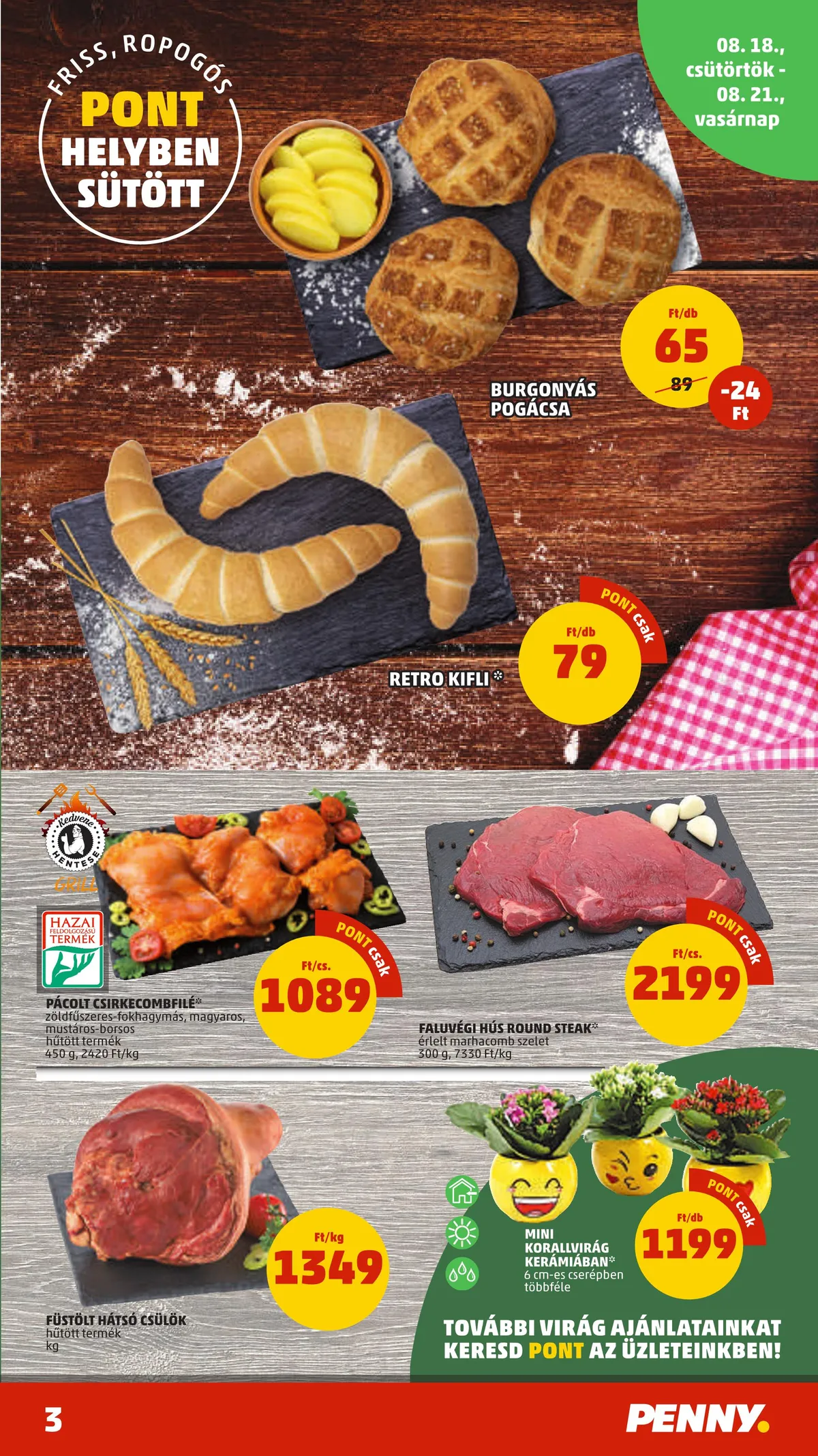 Penny akciós újság 08.18–08.24 – 3. oldal