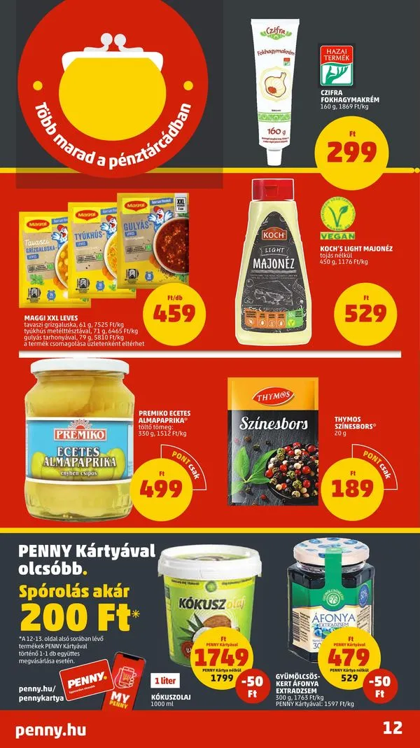 Penny akciós újság 08.25–08.31 – 12. oldal