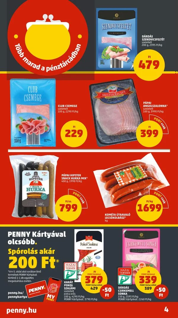 Penny akciós újság 08.25–08.31 – 4. oldal