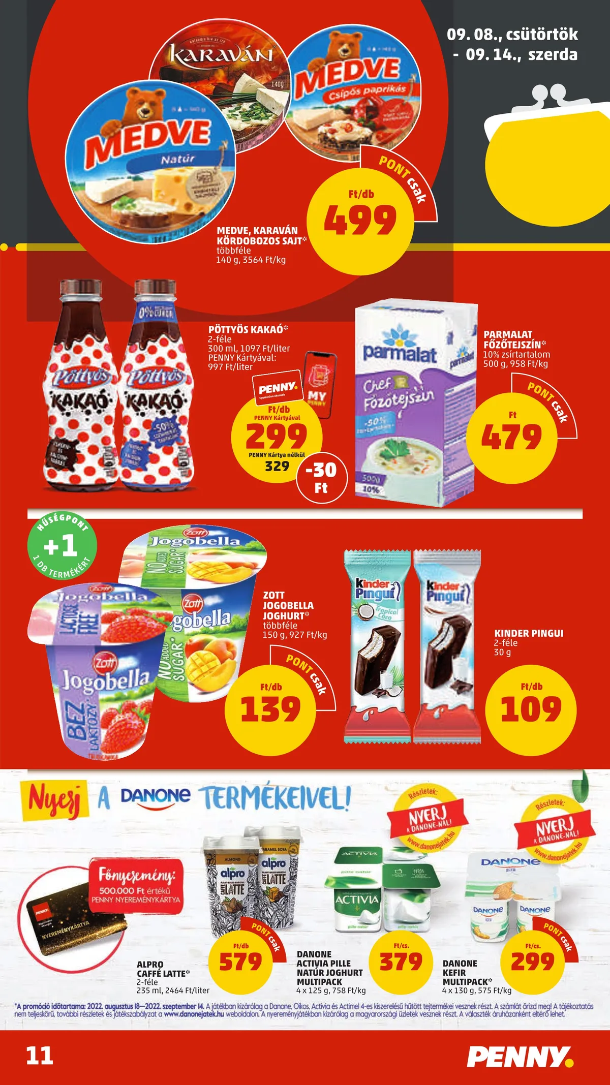 Penny akciós újság 09.08–09.14 – 11. oldal