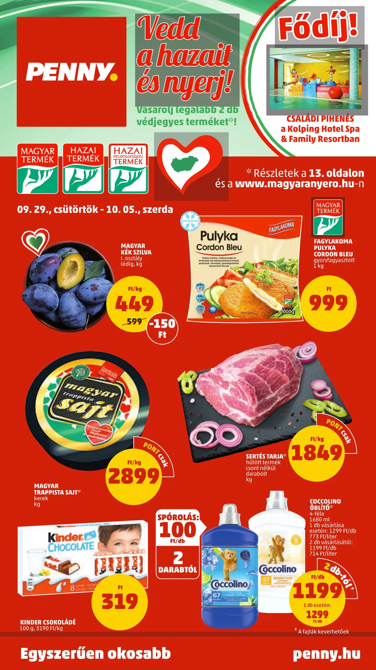 Penny akciós újság 09.29–10.05