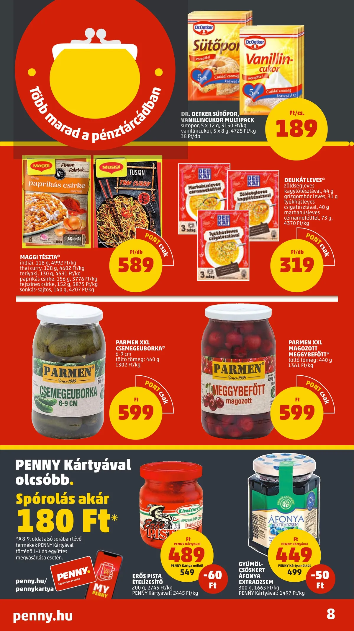 Penny akciós újság 09.29–10.05 – 8. oldal