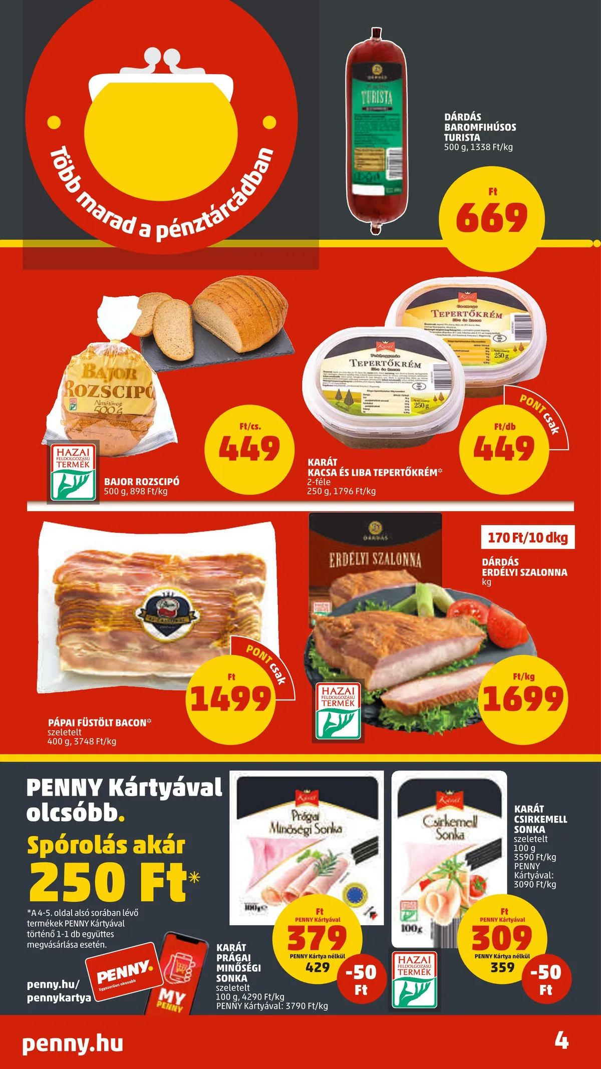 Penny akciós újság 10.06–10.12 – 4. oldal