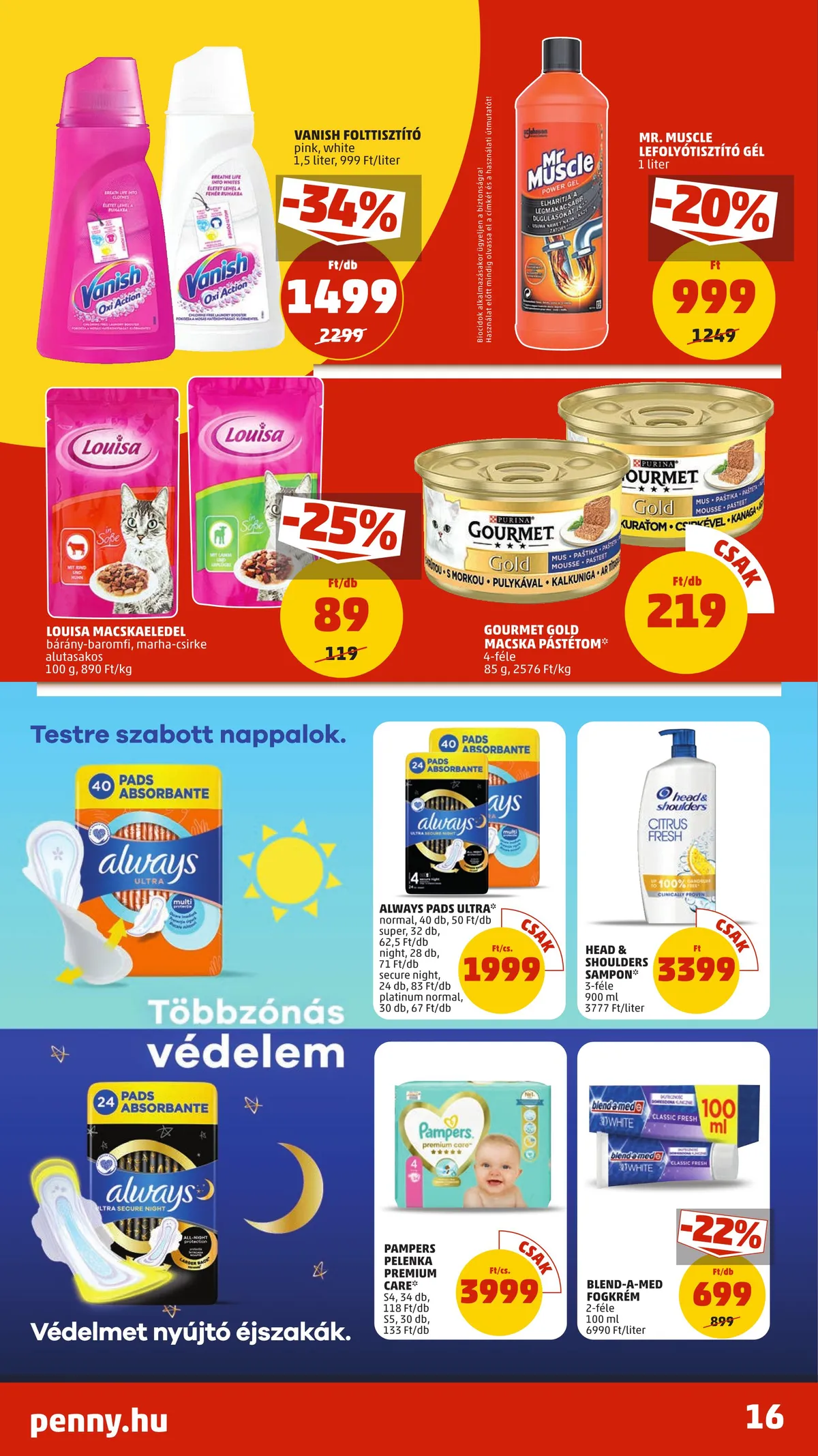 Penny akciós újság 11.24–11.30 – 16. oldal