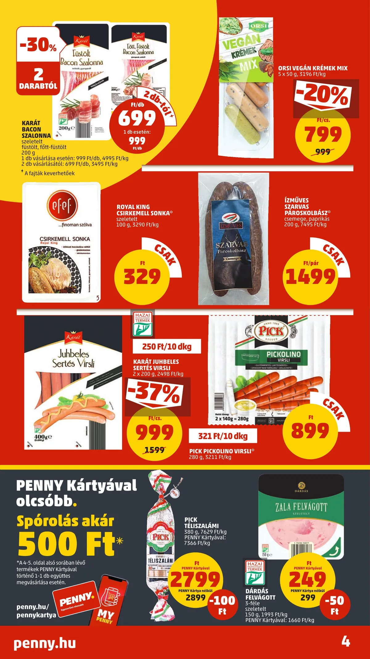 Penny akciós újság 11.24–11.30 – 4. oldal