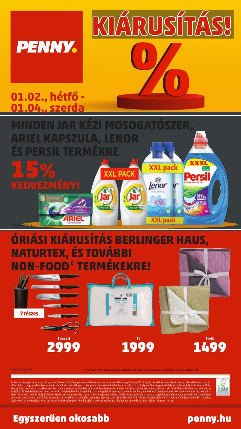 Penny akciós újság 01.05–01.11 – 20. oldal