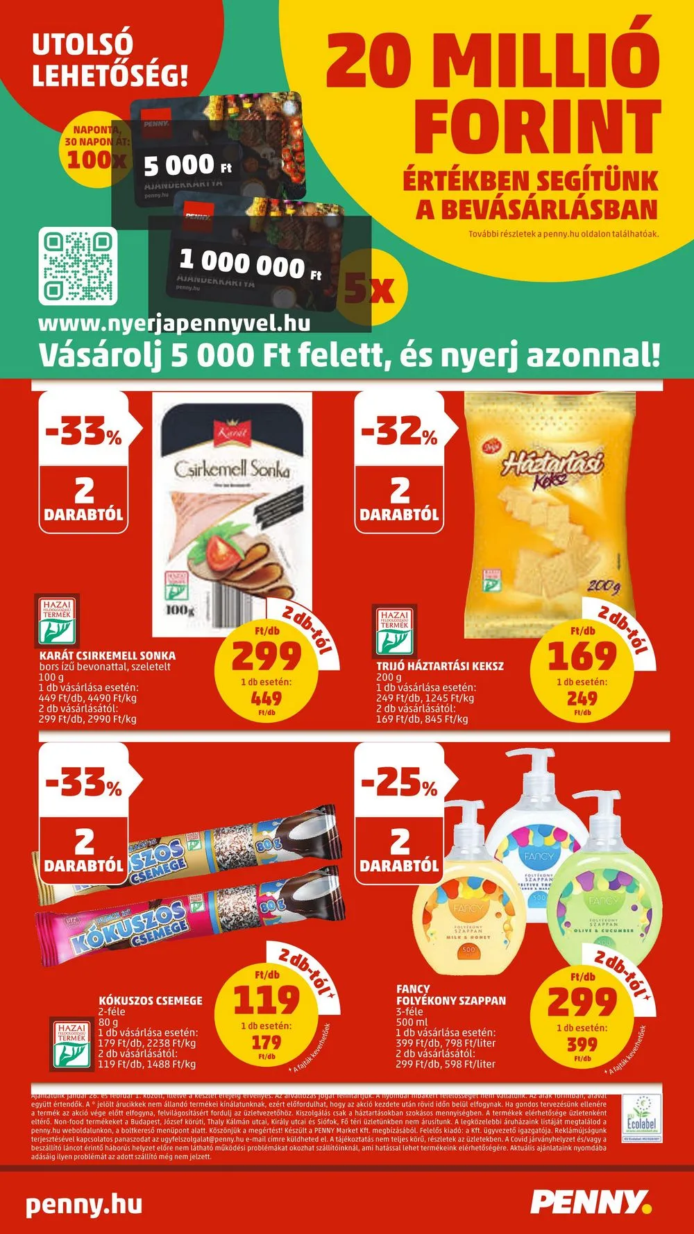 Penny akciós újság 01.26–02.01 – 20. oldal