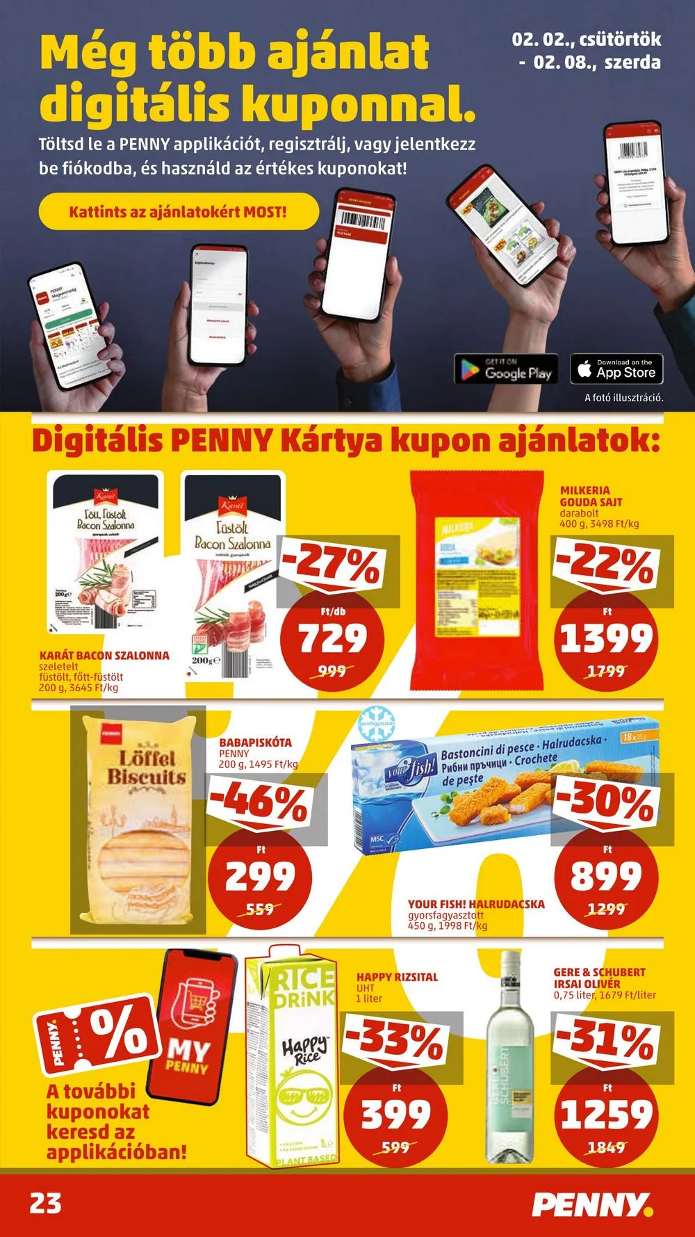Penny akciós újság 02.02–02.08 – 23. oldal