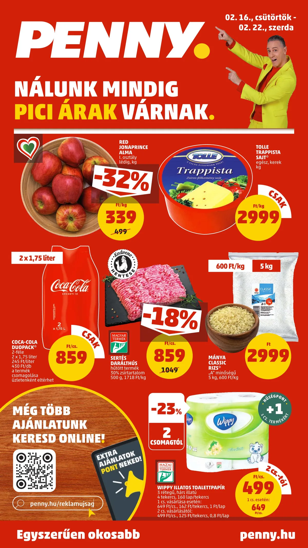Penny akciós újság 02.16–02.22