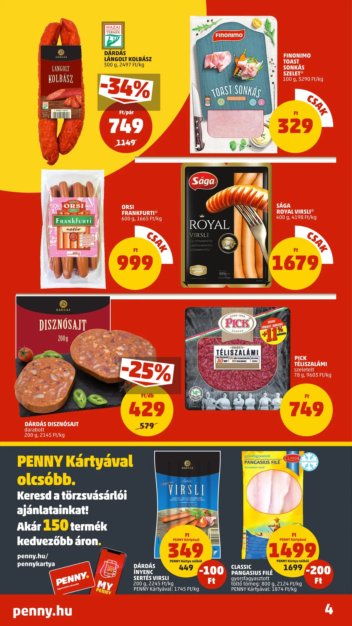 Penny akciós újság 02.16–02.22 – 4. oldal
