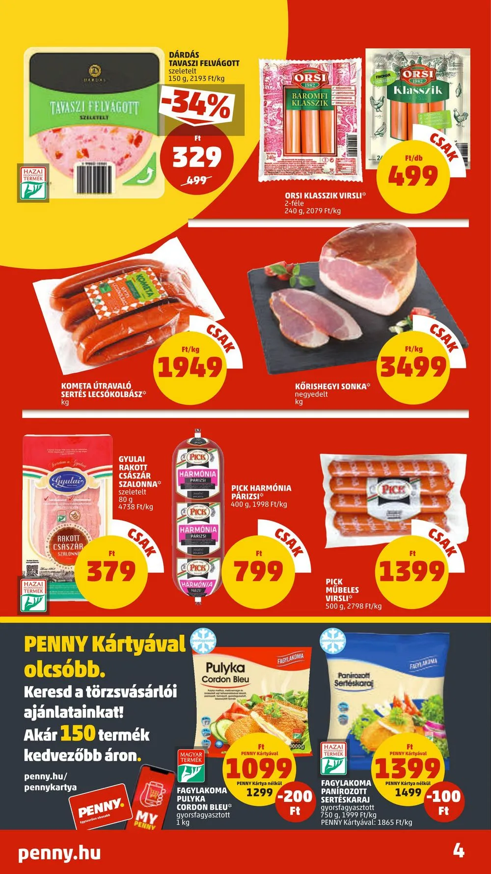 Penny akciós újság 02.23–03.01 – 4. oldal