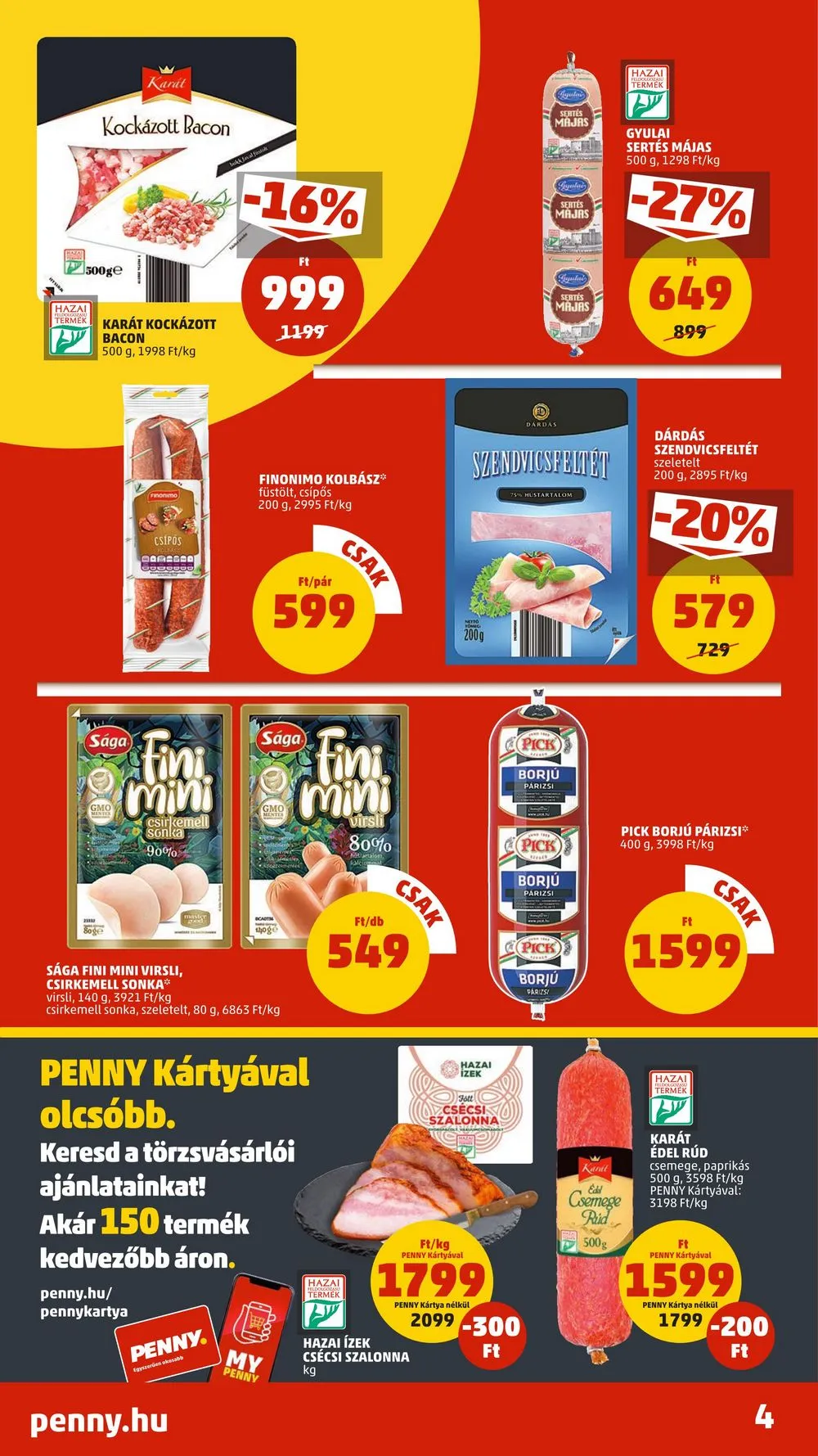 Penny akciós újság 03.02–03.08 – 4. oldal