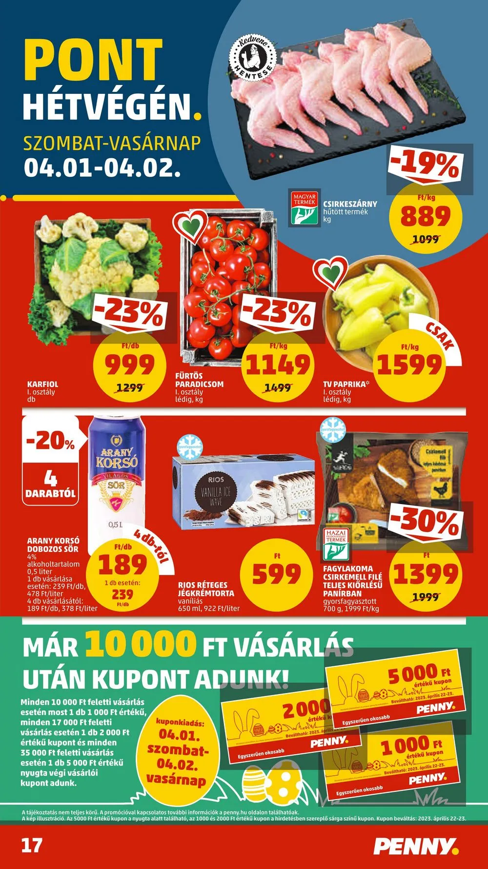 Penny akciós újság 03.30–04.04 – 17. oldal