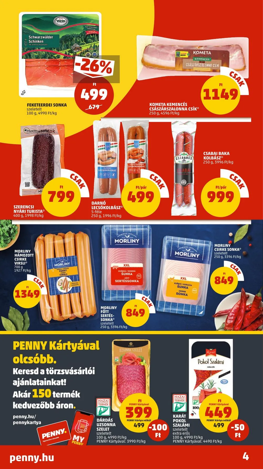 Penny akciós újság 03.30–04.04 – 4. oldal