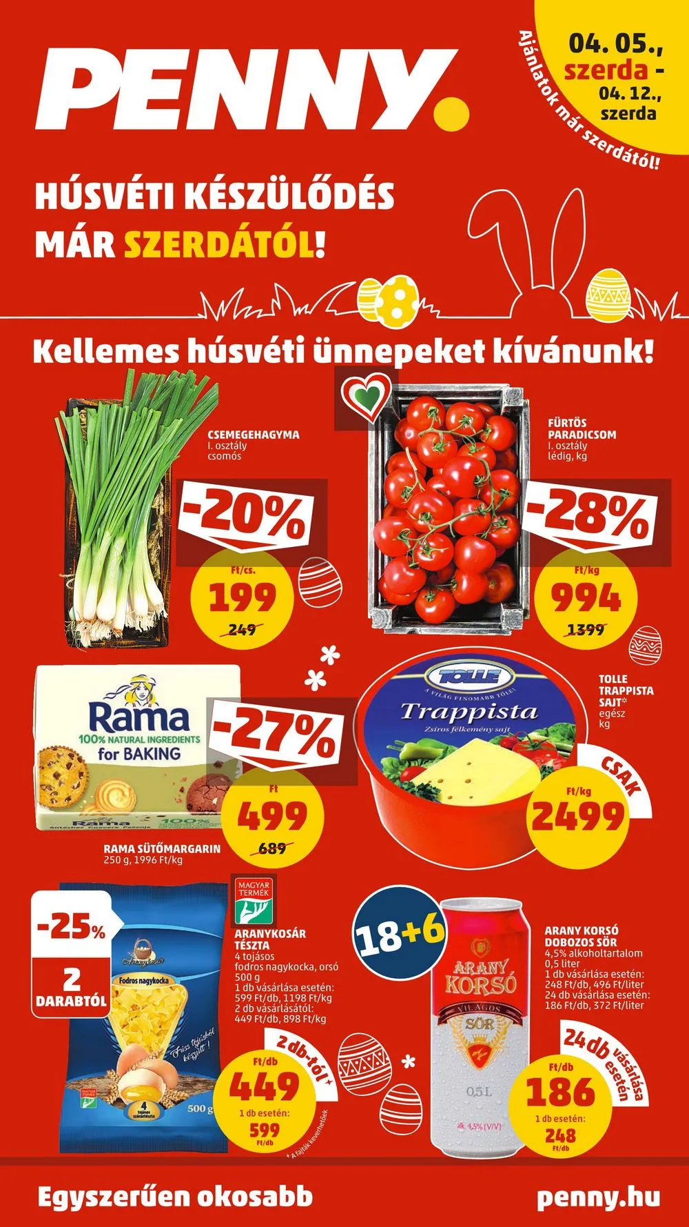 Penny akciós újság 04.05–04.12