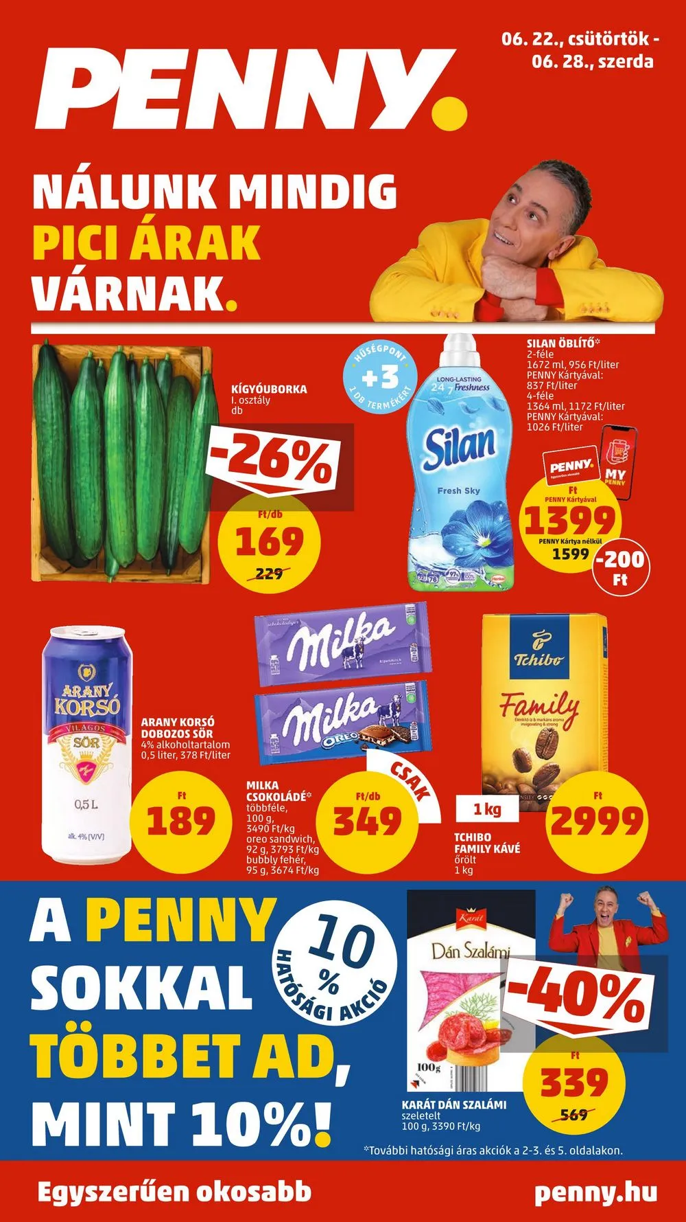 Penny akciós újság 06.22–06.28