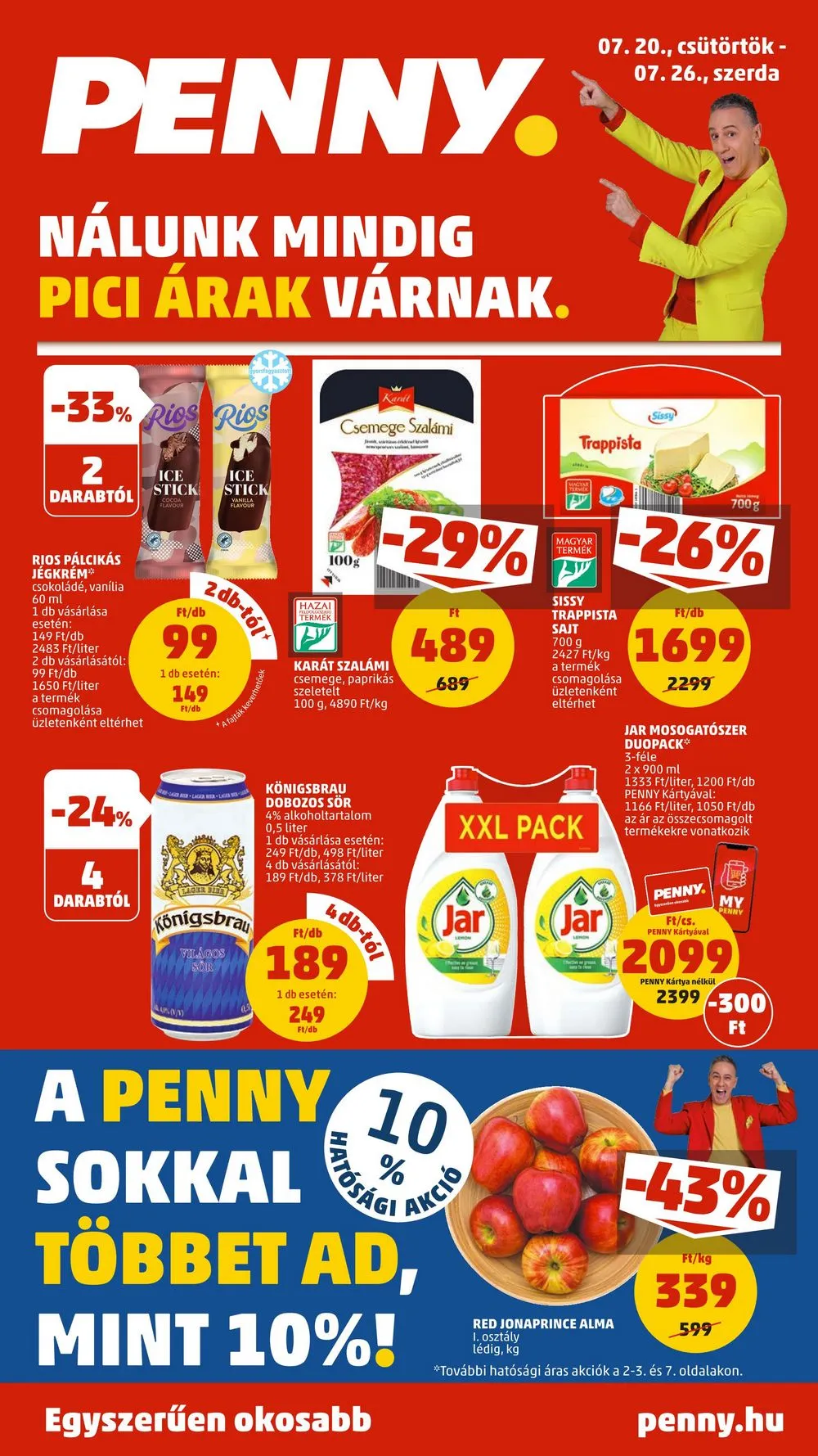 Penny akciós újság 07.20–07.26
