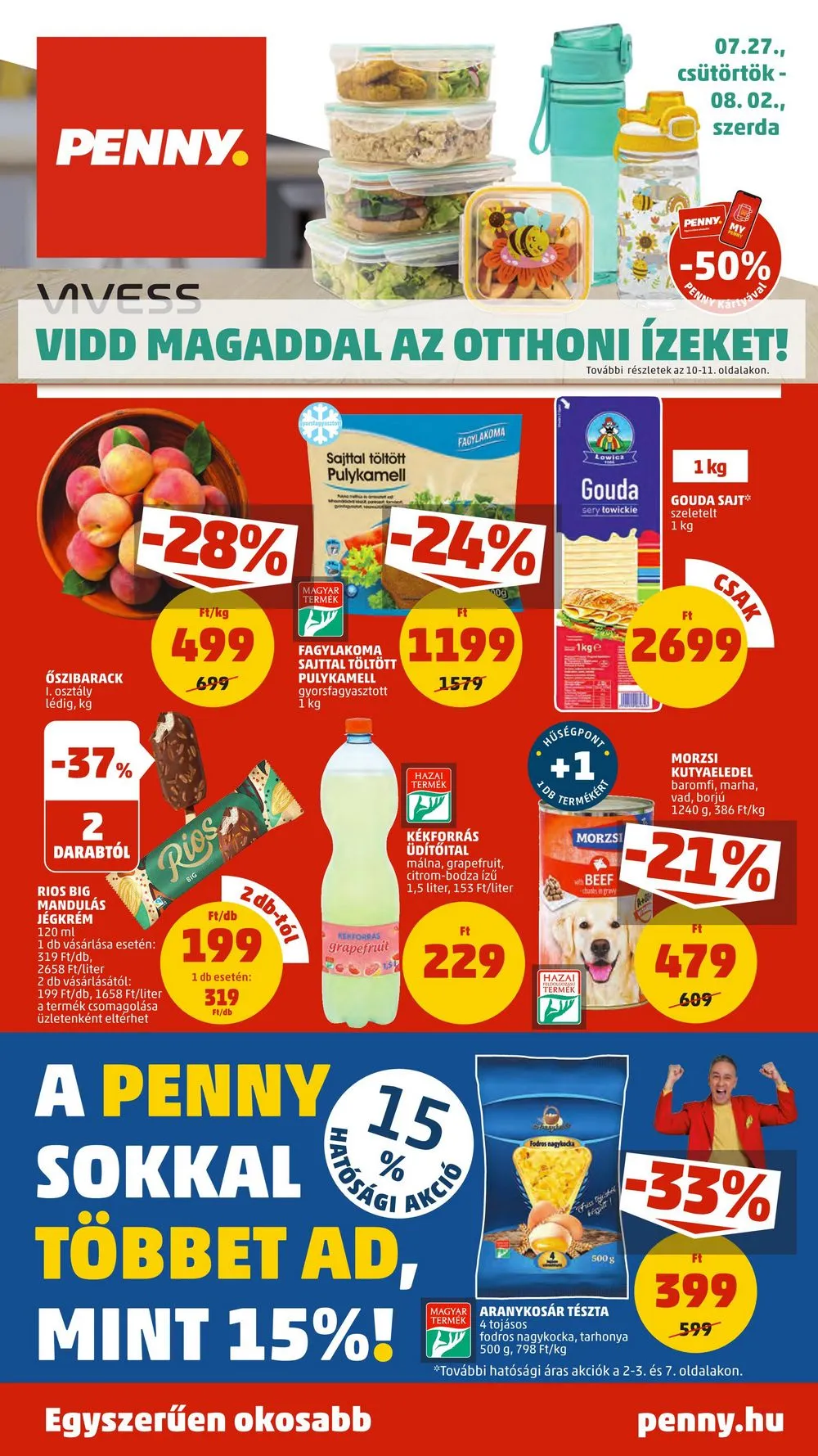 Penny akciós újság 07.27–08.02