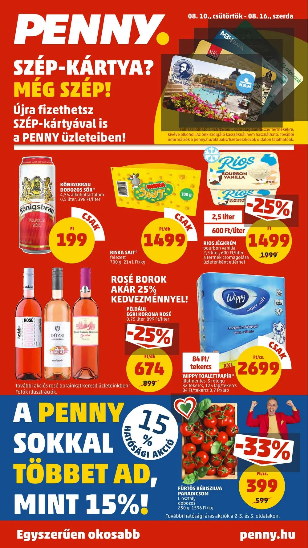 Penny akciós újság 08.10–08.16