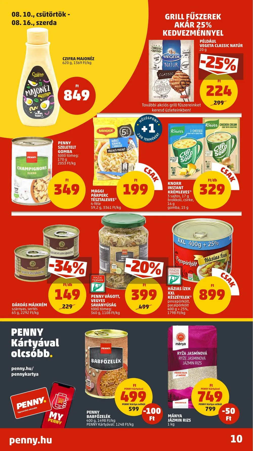 Penny akciós újság 08.10–08.16 – 14. oldal