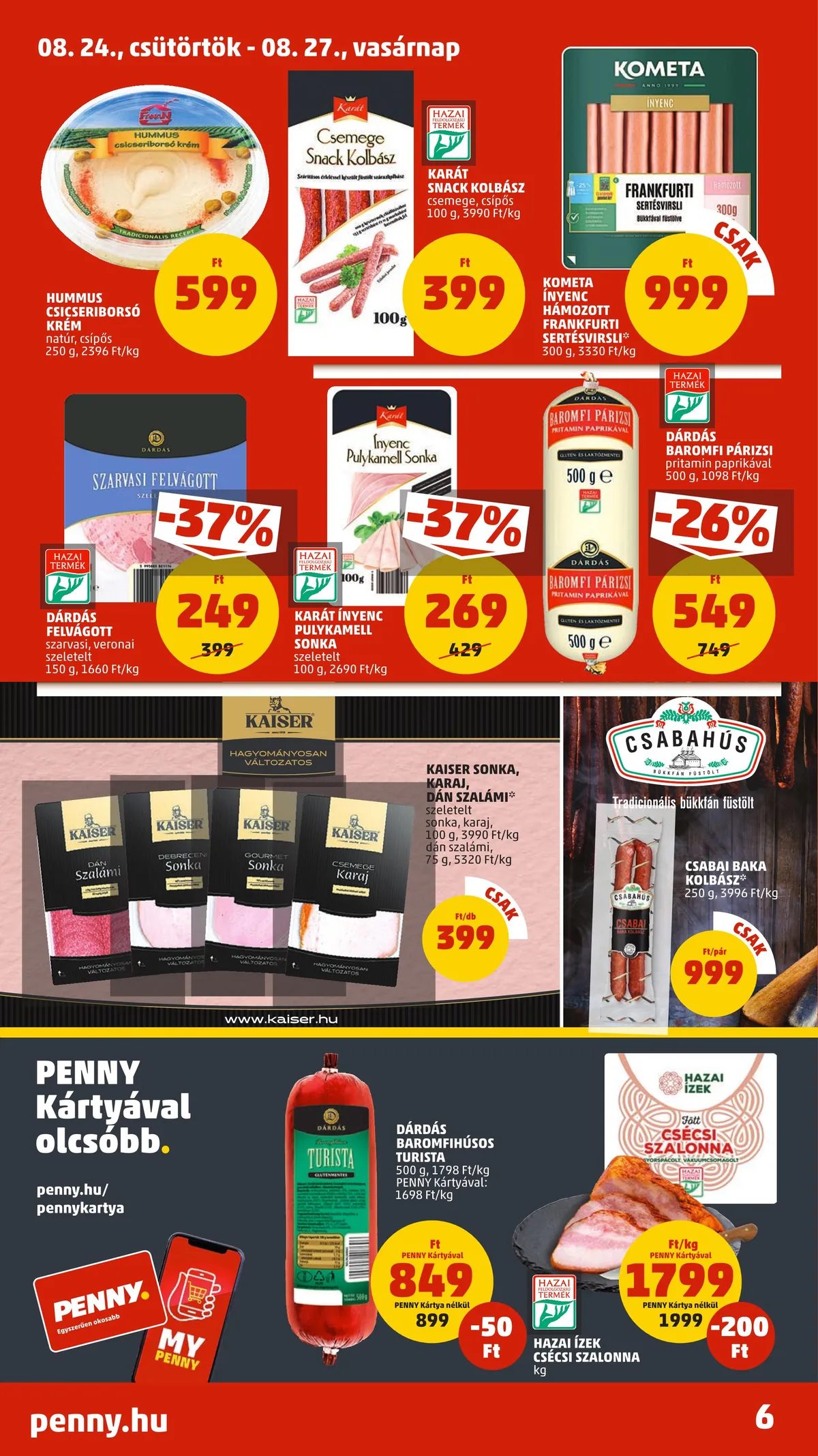 Penny akciós újság 08.24–08.30 – 8. oldal