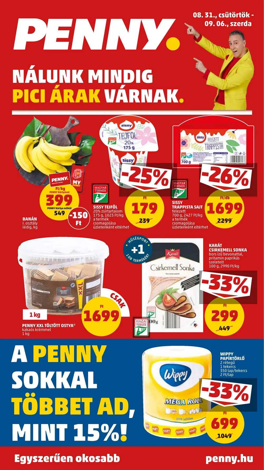 Penny akciós újság 08.31–09.06