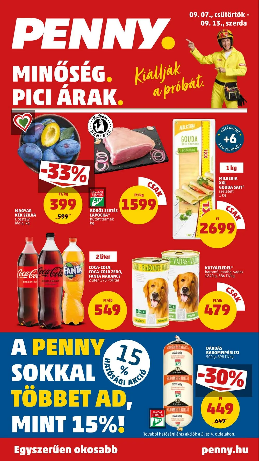Penny akciós újság 09.07–09.13