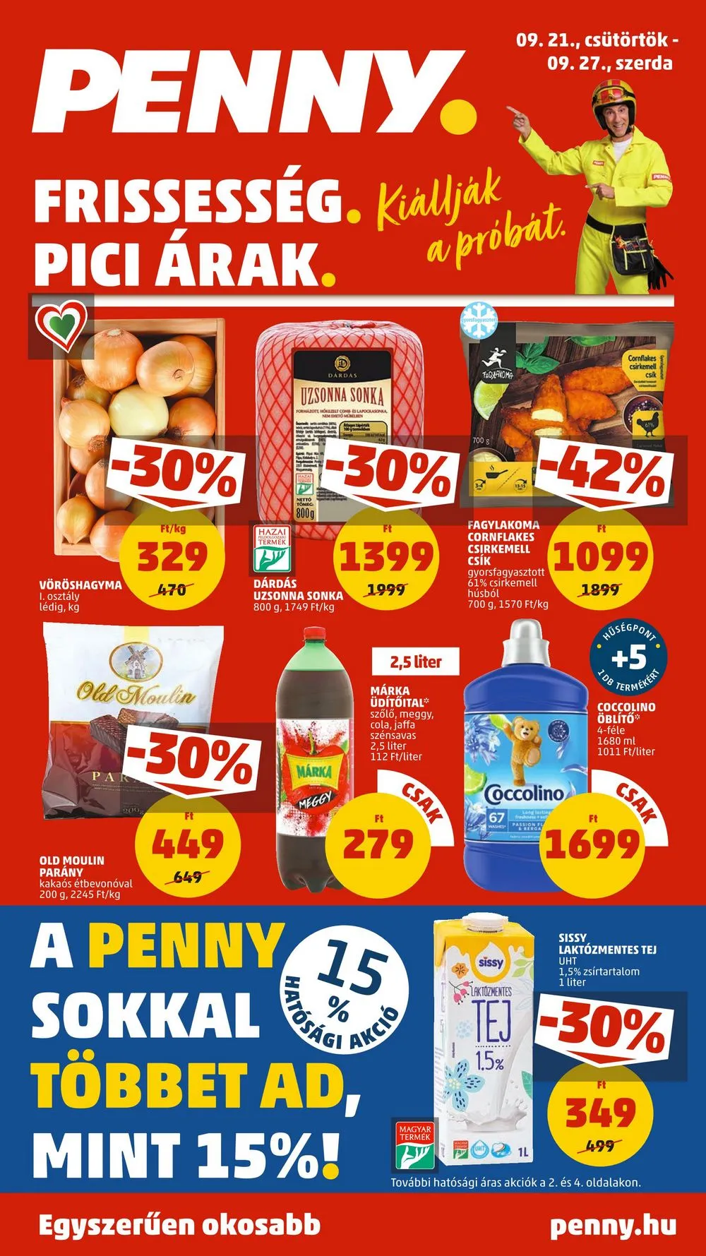 Penny akciós újság 09.21–09.27