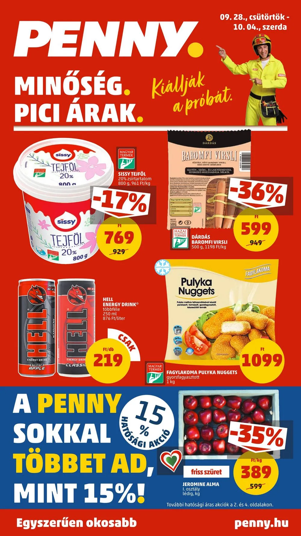Penny akciós újság 09.28–10.04