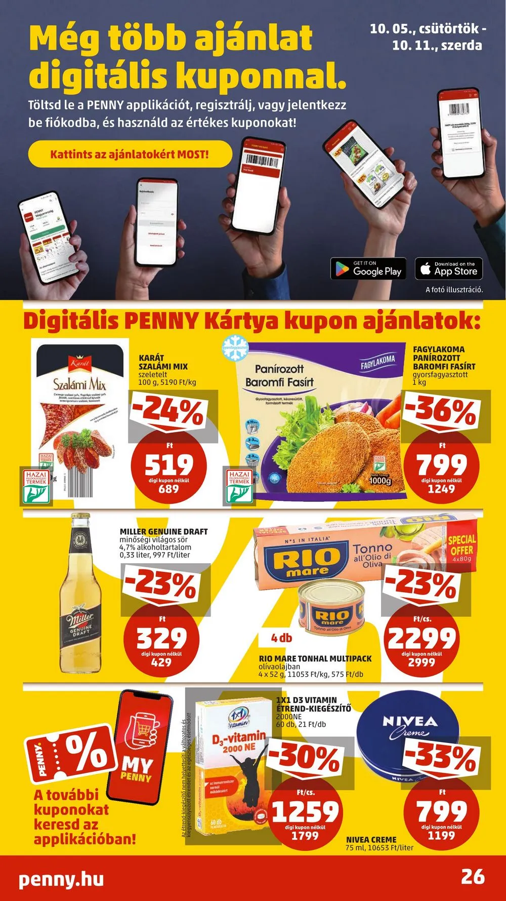 Penny akciós újság 10.05–10.11 – 30. oldal