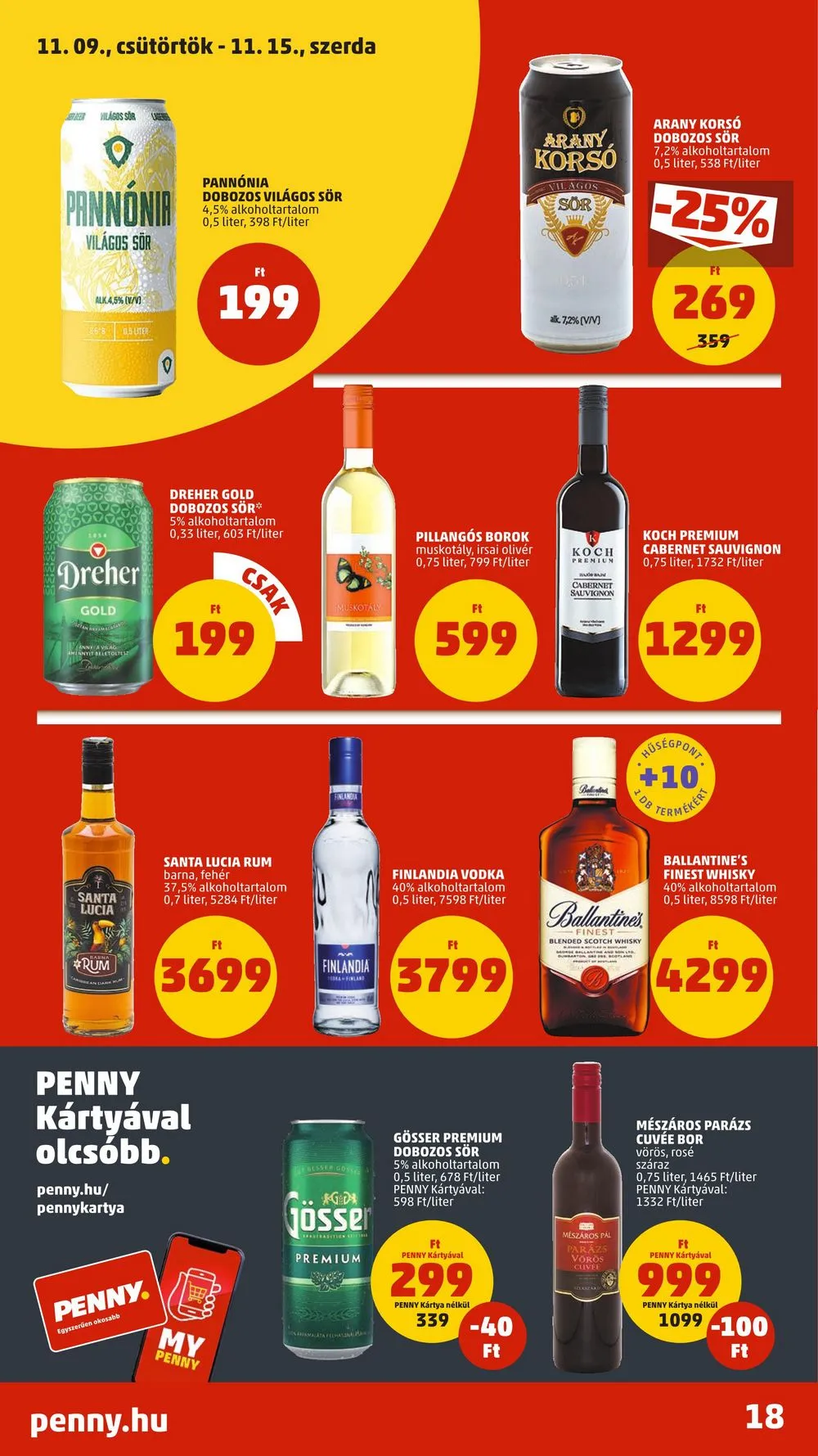 Penny akciós újság 11.09–11.15 – 22. oldal