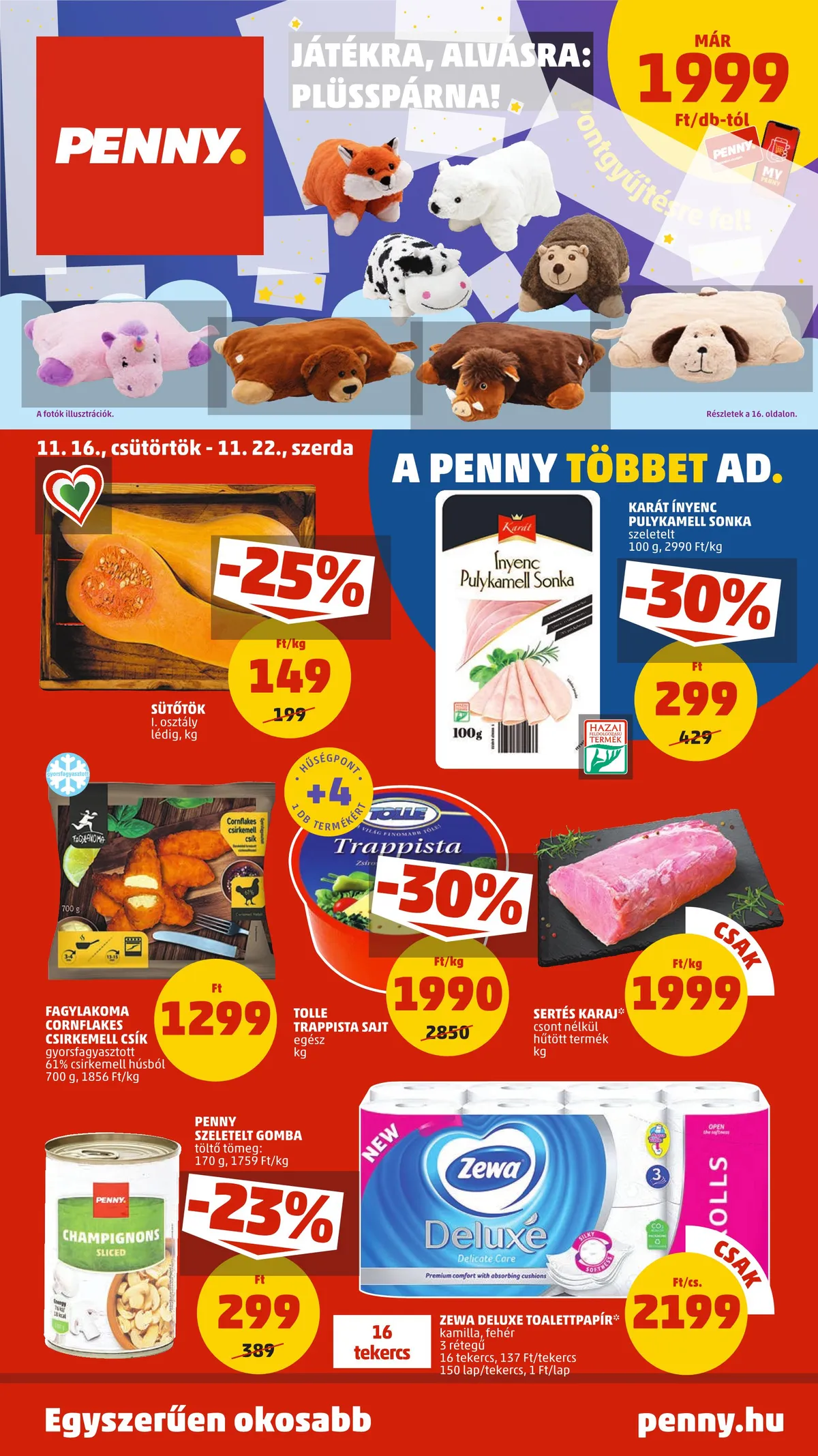 Penny akciós újság 11.16–11.22